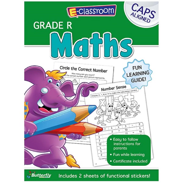 BOOK MATHS LEARNING GUIDES BKK2303- GRADE R B/FLY