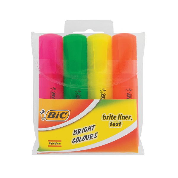 HIGHLIGHTERS BIC XL SET OF 4