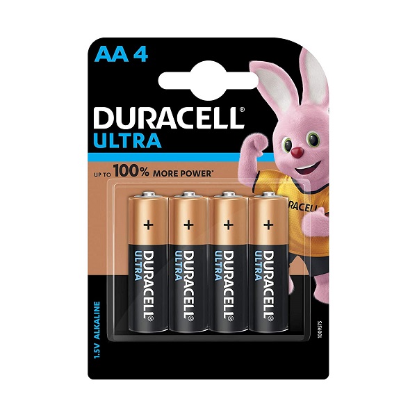 BATTERY DURACELL AA PACK4