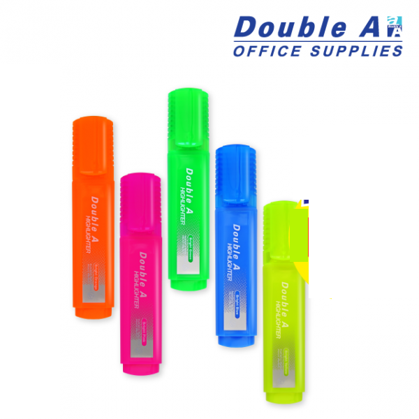 PAPER HIGHLIGHTER DOUBLE A MILD BLUE=DHL-220-MB