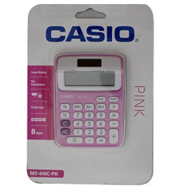 Calculator, Casio-MS-6NC-PK