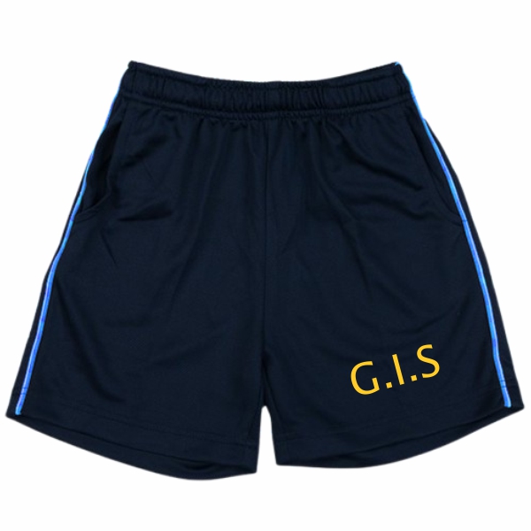 GIS PE SHORTS  BLUE PIPPING