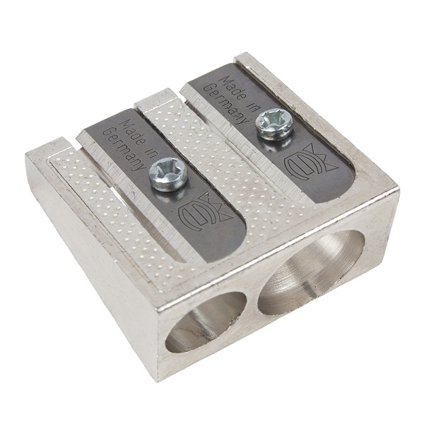 SHARPENER 2HOLE DOUBLE METAL SET OF 2