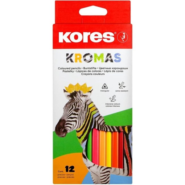 PENCILS, COLOURED KORES KROMAS 12