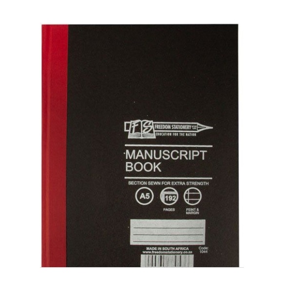 BOOK MANUSCRIPT A5 192PG Q/M FREEDOM