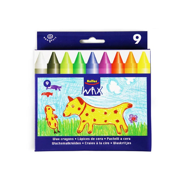 CRAYONS WAX JUMBO APEX ROLFES 9PC X 2