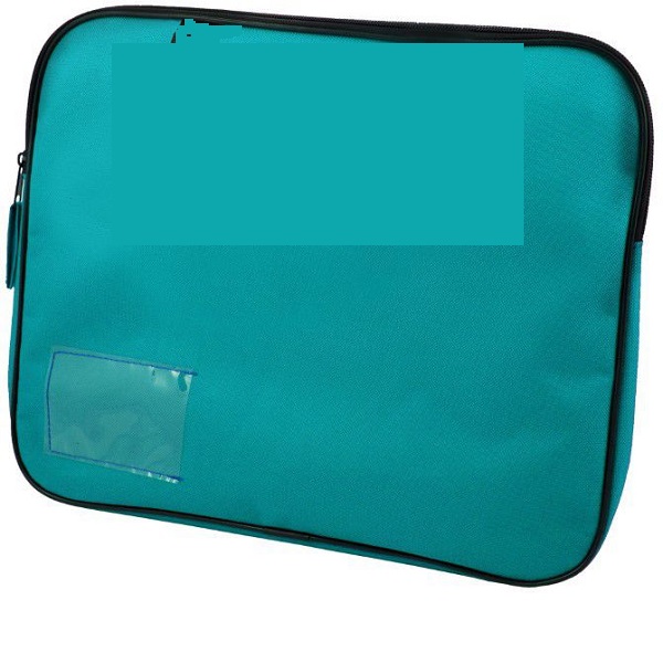 BAG, BOOK PVC BLUE WITH ZIP TREELINE 78-8005-02