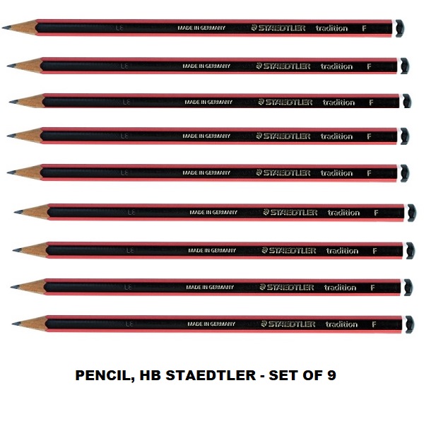 PENCIL HB STAEDTLER SET OF 9